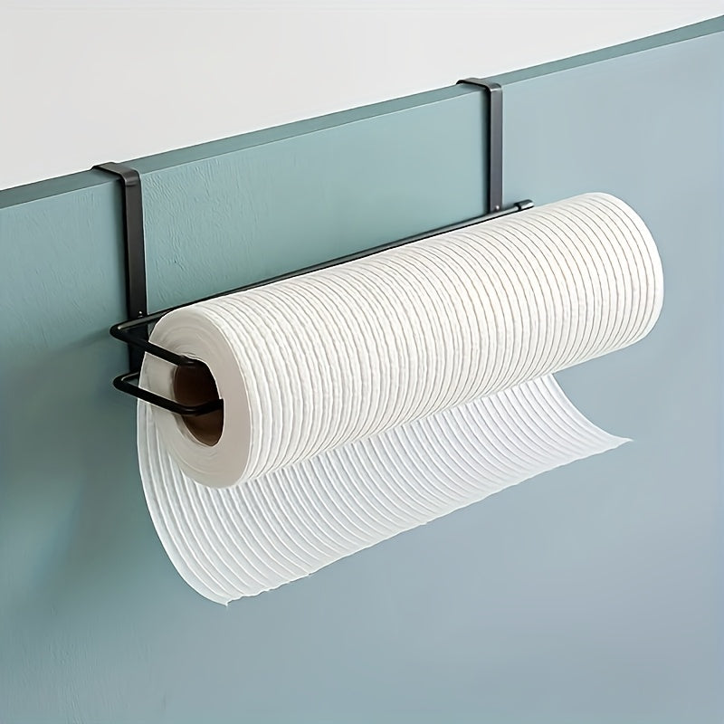 The 2025 new 1pc fashion no-hole tissue stand features a wall-mounted design, allowing for no-hole installation and saving space. Suitable for kitchens and bathrooms, modern and simple style, easy to install