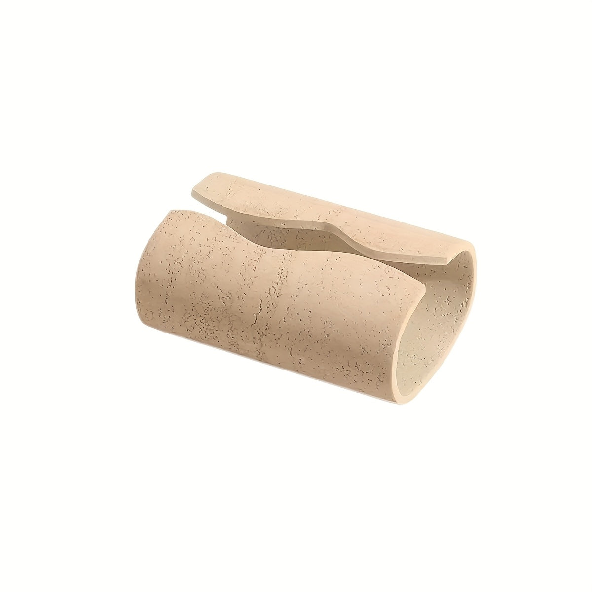 1pc Handmade Resin Rock Tissue Box Holder - Dual Compartment Modern Home Decor for Living Room, Bedroom, Hotel - Indoor/Outdoor Use, No Electricity Needed, Bedroom Accessory, Natural Stone Look, Sophisticated Decor, Dualcompartment Design, Artisanal