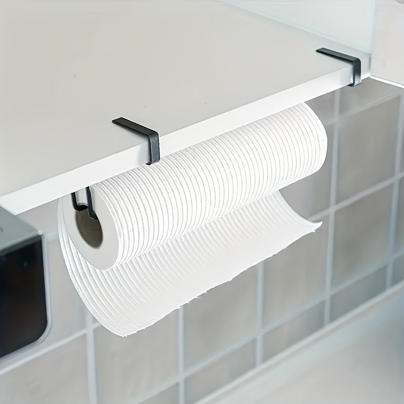 The 2025 new 1pc fashion no-hole tissue stand features a wall-mounted design, allowing for no-hole installation and saving space. Suitable for kitchens and bathrooms, modern and simple style, easy to install