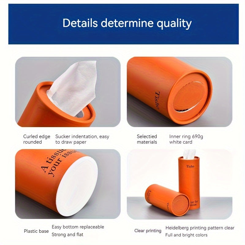 Tissue Holder for Cars - Designed to Fit Perfectly, Accommodates Travel-Sized Tissue Packs, Easy to Transport.