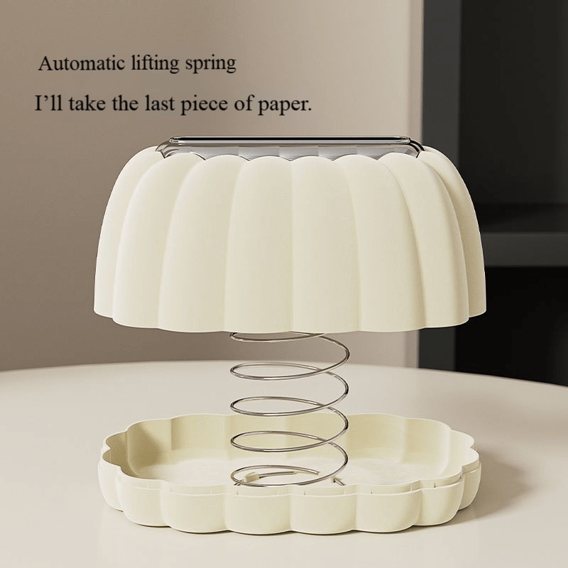 Living Room Pumpkin Cardboard Box, Cream-style Flocking Storage Box, Spring Pumpkin Tissue Rack, Flocking Cr