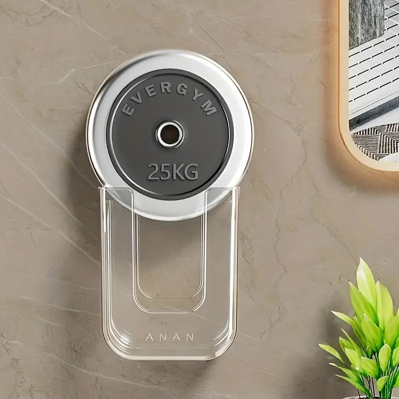 Easy Install No Drill Self-Adhesive Luxury Square Plastic Tissue Holder - Strong Load-Bearing Clear Modern Wall-Mounted Bathroom Storage Box with Large Opening for Face Towels & Wet Wipes, Home & Commercial Use, Towel Holder for Bathroom, Sleek Design,