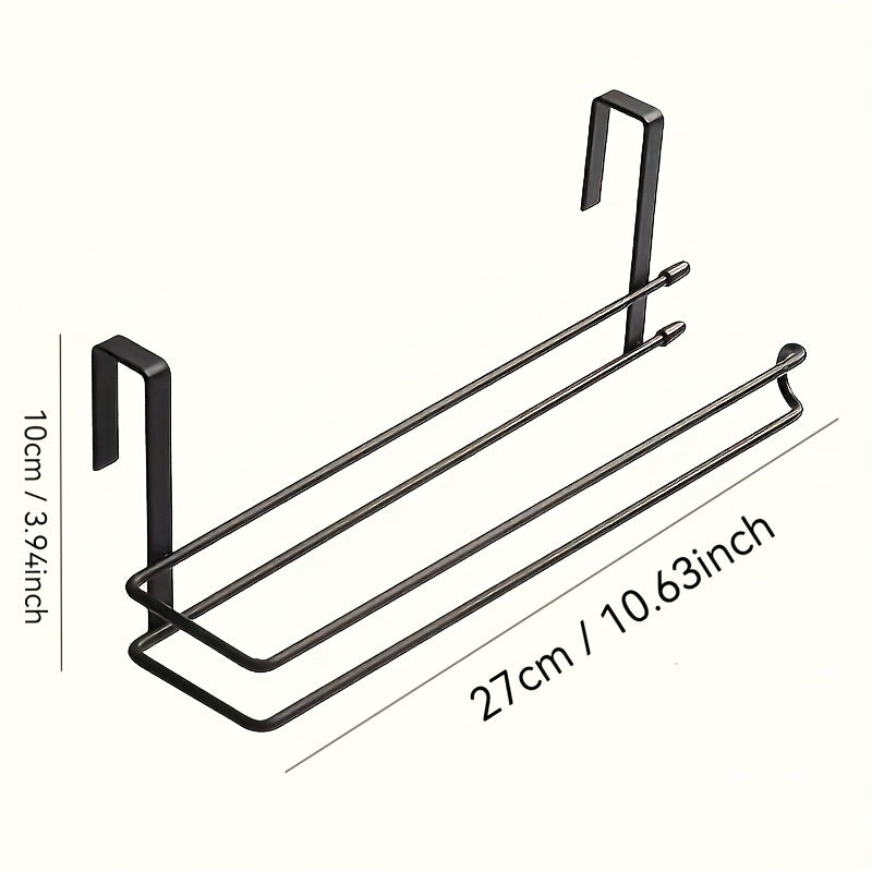 The 2025 new 1pc fashion no-hole tissue stand features a wall-mounted design, allowing for no-hole installation and saving space. Suitable for kitchens and bathrooms, modern and simple style, easy to install