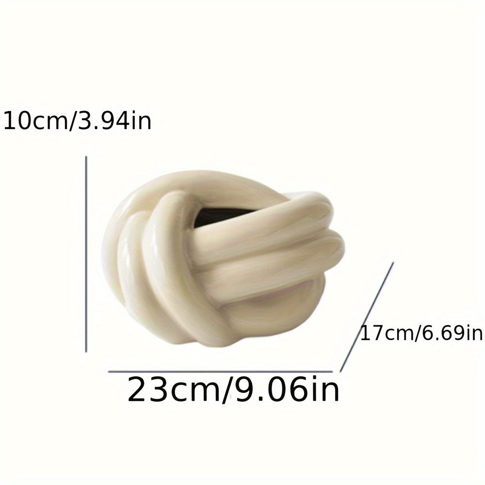 1pc LDQ Ceramic Tissue Box Holder with Butterfly Knot Design - Dual-Color Options (White &) for Bathroom, Living Room, Bedroom - Creative Countertop Decor, Durable Ceramic Tissue Dispenser, Bathroom Storage