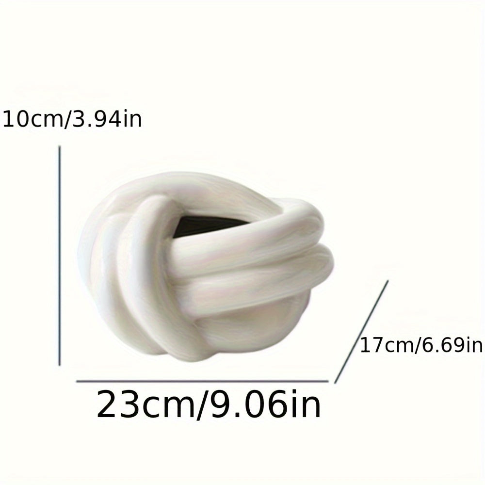 1pc LDQ Ceramic Tissue Box Holder with Butterfly Knot Design - Dual-Color Options (White &) for Bathroom, Living Room, Bedroom - Creative Countertop Decor, Durable Ceramic Tissue Dispenser, Bathroom Storage