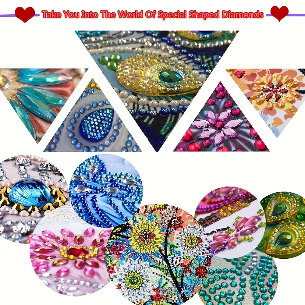 A Diamond Painting Tissue Box Decoration, Floral Bird Pattern Tissue Holder - Stylish Desktop Accessory, Suitable for Kitchen, Restaurant and Bar Sturdy Tissue Box - Home Party and Restaurant Decoration